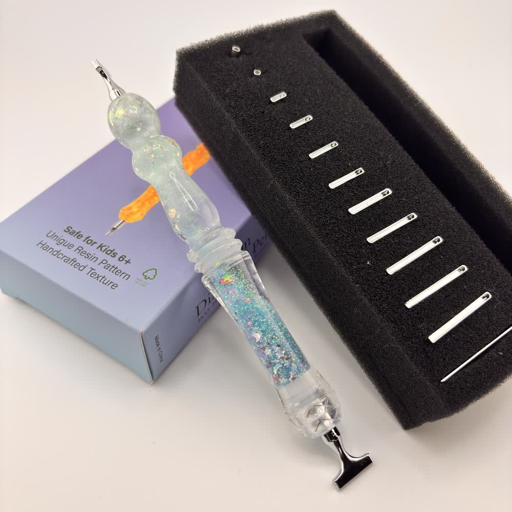Liquid Glitter Diamond Painting Resin Drill Pen - Image 4