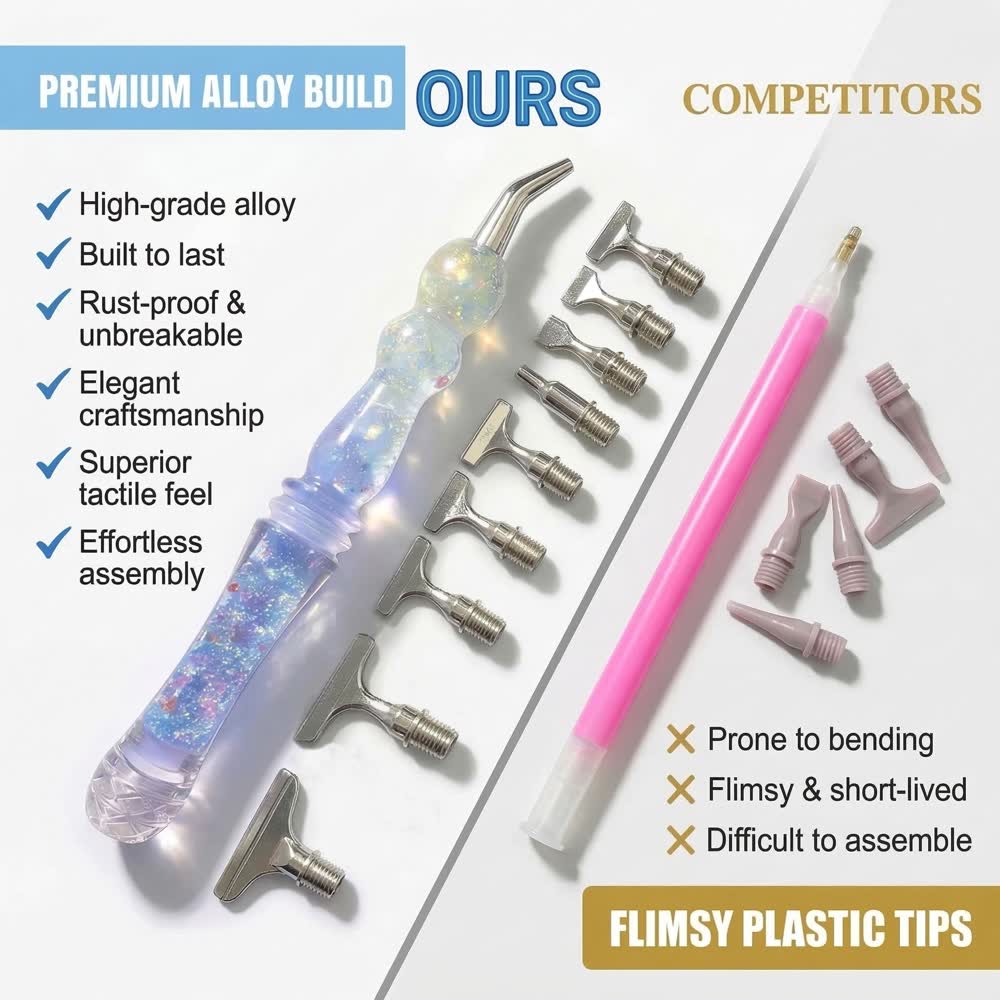Liquid Glitter Diamond Painting Resin Drill Pen - Image 9