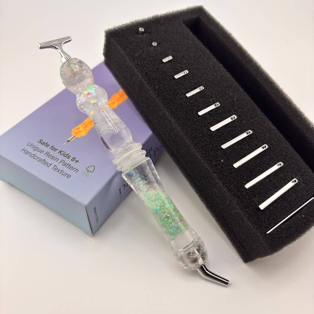 Liquid Glitter Diamond Painting Resin Drill Pen - Image 3