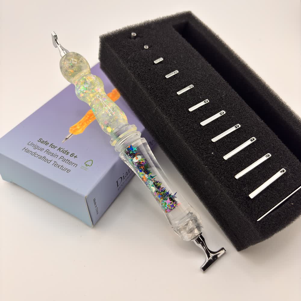 Liquid Glitter Diamond Painting Resin Drill Pen - Image 2